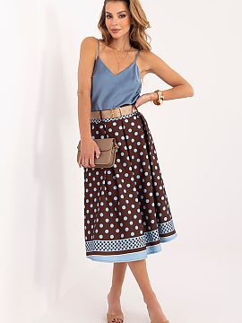 spódnica Italy Moda  Fusta midi pentru femei este o propunere elegantă și versatilă, ideală atât pentru ziua de zi, la birou, cât și pentru ocazii mai for