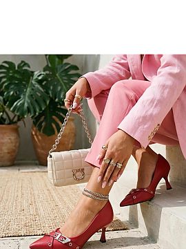 Pantofi cu toc subţire (stiletto) Solea  