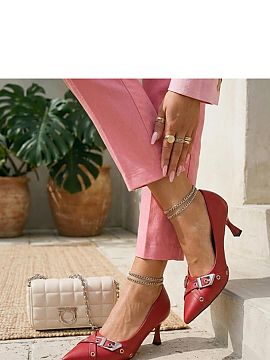 Pantofi cu toc subţire (stiletto) Solea