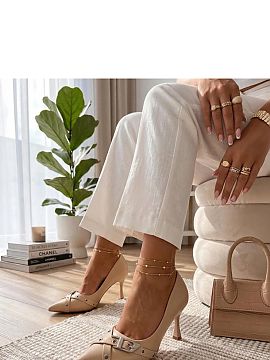 Pantofi cu toc subţire (stiletto) Solea