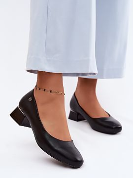 Pantofi cu toc simplu Step in style  