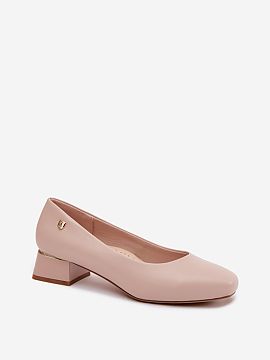 Pantofi cu toc simplu Step in style