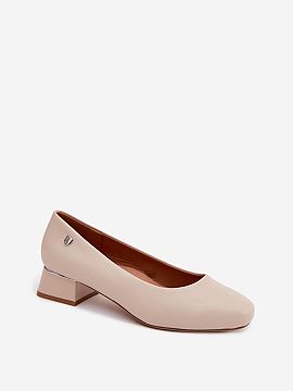 Pantofi cu toc simplu Step in style