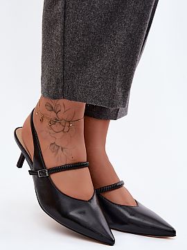 Pantofi cu toc simplu Step in style  