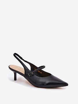 Pantofi cu toc simplu Step in style