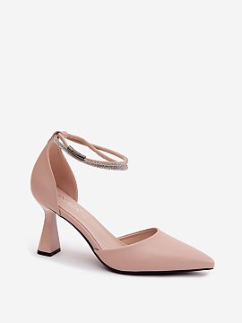 Pantofi dcu toc gros Step in style