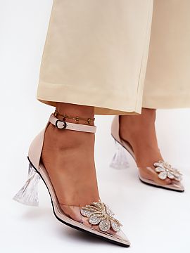 Pantofi dcu toc gros Step in style  