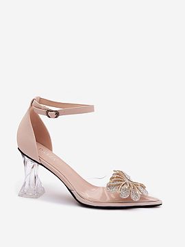 Pantofi dcu toc gros Step in style