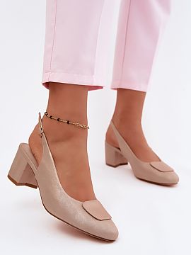 Sandale cu toc Step in style  