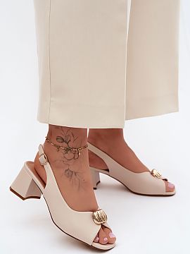 Sandale cu toc Step in style  