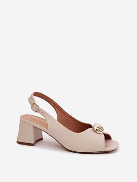 Sandale cu toc Step in style