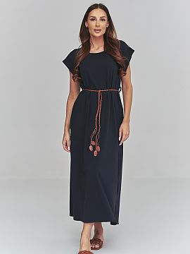 Rochie de zi Makadamia  Rochie midi universala pentru femei cu croiala lejera este o alegere excelenta pentru femeile care apreciaza confortul si stilul minimalist.