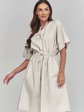 Rochie de zi Makadamia  Rochie elegantă casual pentru femei, cu croială lejeră, este alegerea ideală pentru femeile care apreciază confortul și designul atemp