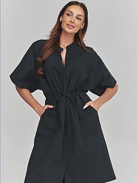 Rochie de zi Makadamia  Rochie stilată casual pentru femei, cu croială lejeră, este alegerea perfectă pentru femeile care apreciază confortul și designul atem
