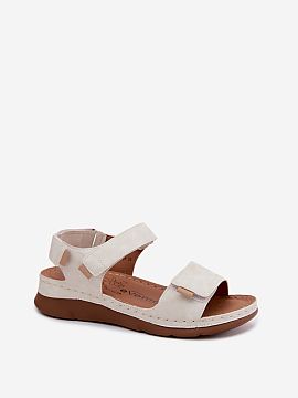 Sandale cu talpă tip pană Step in style