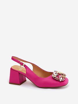 Pantofi dcu toc gros Step in style