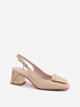 Pantofi dcu toc gros Step in style