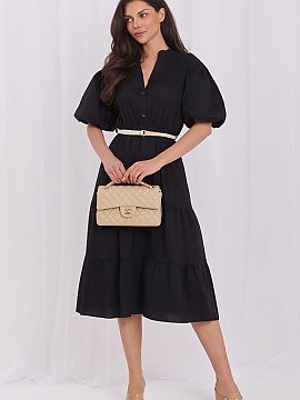Rochie de zi Italy Moda  Rochia de vară cu croială cloș este o propunere ușoară și feminină, perfectă pentru ziua de zi și pentru muncă. Realizată din bum