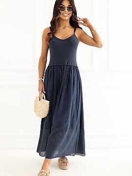 Rochie de zi Italy Moda  Rochie de vară pentru femei cu croială evazată este o propunere ideală pentru femeile care apreciază confortul și stilul feminin în f