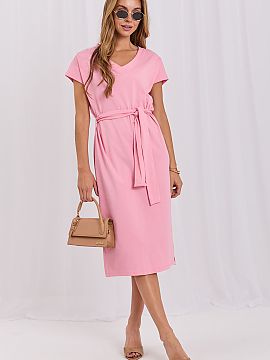 Rochie de zi Rue Paris  Rochie casual de vară cu croi simplu, care se potrivește perfect atât pentru ziua de zi, cât și pentru muncă. Realizată dintr-o amest