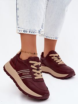 Pantofi de sport Step in style  Sneakerii pentru femei de la marca Big Star sunt o propunere modernă și confortabilă pentru zi cu zi. Realizate din piele ecologică, ace