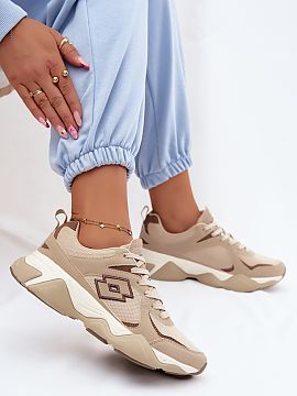 Pantofi de sport Step in style  Sneakersii pentru femei de la marca Lotto sunt o propunere confortabilă și stilată pentru zi cu zi. Realizate dintr-o combinație de piel