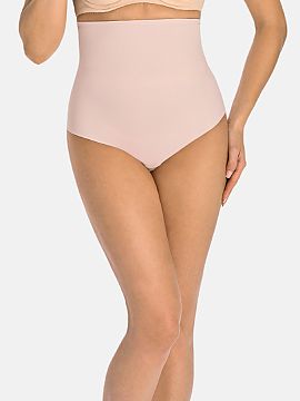 Chiloţi Teyli  Chilot modelator elastic cu talie înaltă care ajunge sub sân, de culoare bej. Sunt realizate dintr-un material elastic de înaltă calita