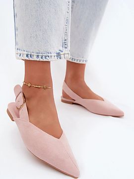 Balerini Step in style  Balerinii pentru femei din piele ecologică sunt o alegere elegantă și confortabilă pentru ziua de zi. Modelul cu toc plat garantează co
