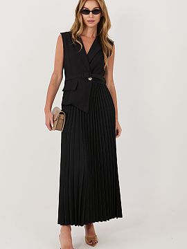 Rochie de zi Rue Paris  Rochia midi elegantă este o propunere stilată pentru femeile care apreciază eleganța și soluțiile moderne într-o interpretare clasic�
