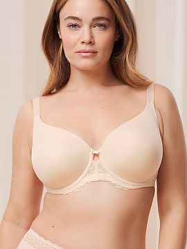 Sutien întărit Triumph  Sutienul cu sârmă Amourette Charm WHP01 10198845 într-o nuanță delicată de beige este o combinație de eleganță atemporală, farmec 