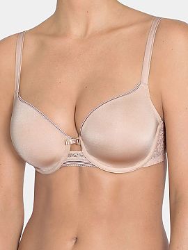 Sutien întărit Triumph  Sutienul cu burete Beauty-Full Essential WP 10167834 în culoarea bej este o propunere elegantă care combină stilul clasic cu confortul pu