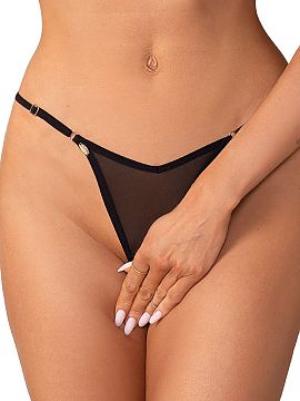 Tanga Obsessive  Stringurile Oxaria sunt un model extrem de feminin, care combină o formă minimalistă cu accente bijuterie spectaculoase. Benzi subtile se