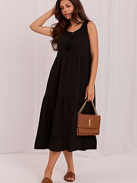 Rochie de zi Italy Moda  Rochia de vară stil boho este o propunere ideală pentru femeile care apreciază naturalitatea, confortul și un aspect feminin relaxat. Cr