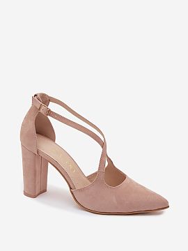 Pantofi dcu toc gros Step in style