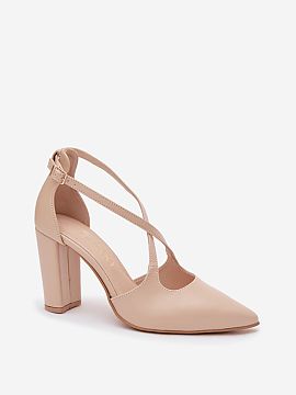 Pantofi dcu toc gros Step in style