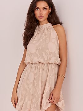 Rochie elegantă Italy Moda  Rochia elegantă de cocktail în formă de bulină este o propunere excelentă pentru ocazii speciale. Croiala evazată subliniază frumos s