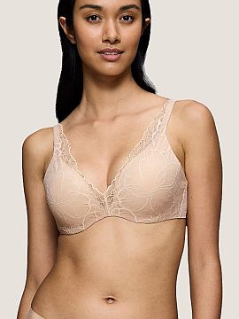 Push-up Triumph  Sutien push-up Body Make-Up Illusion Lace WP 10219710-00NZ este echipat cu o balenă inovatoare și elastică, care asigură susținerea efi
