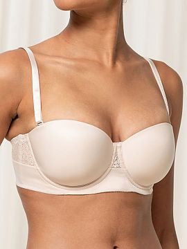 Sutien bardot Triumph  Sutienul Vivid Spotlight WDP 10210631 tip bardotka este un model elegant creat pentru a oferi o susținere excelentă și versatilitate în 