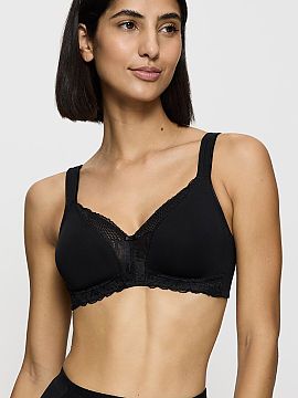 Soft Triumph  Sutien modelator Modern Lace+Cotton 10207539-0004 este o versiune modernă a modelului de succes, care combină modelarea eficientă a silue