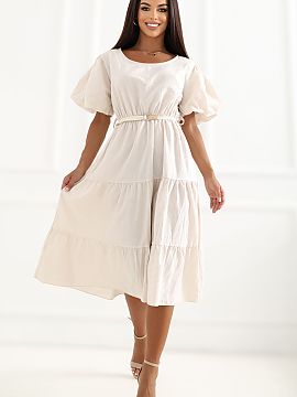 Rochie de zi Italy Moda  Rochia de vară pentru femei cu croială evazată este o propunere ideală pentru ținutele de zi cu zi. Modelul clasic în carouri îi conf