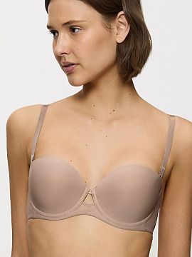 Sutien întărit Triumph  Sutien cupe rigide Pure Micro WDP 10217872 într-o nuanță de cafea la modă este un model creat pentru femeile care își doresc susținer