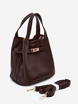 Poşetă de zi Step in style  Geanta de damă tip servieta din piele ecologică este un accesoriu elegant și funcțional, care se potrivește perfect atât pentru ziua d