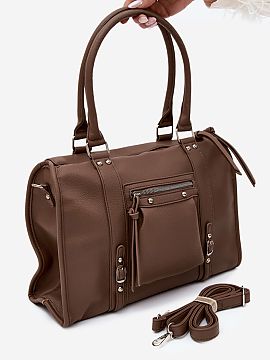 Poşetă de zi Step in style  Geanta mare din imitație de piele este un accesoriu practic și elegant, care se va potrivi perfect în fiecare zi. Modelul spațios oferă