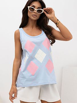 Top Relevance  Tricou tip top cu caracter casual, ideal pentru purtare zilnică. Realizat dintr-o amestec de înaltă calitate de bumbac și elastan, asigu