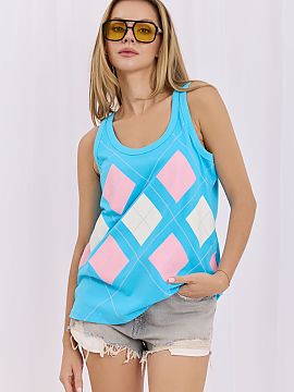 Top Relevance  Tricou tip top cu un caracter casual, ideal pentru purtare zilnică. Realizat dintr-o amestec de înaltă calitate de bumbac și elastan, as