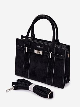 Poşetă de zi Step in style  Geanta tip poșetă din imitație de catifea este un accesoriu elegant și stilat, care se potrivește perfect atât pentru uzul zilnic, câ