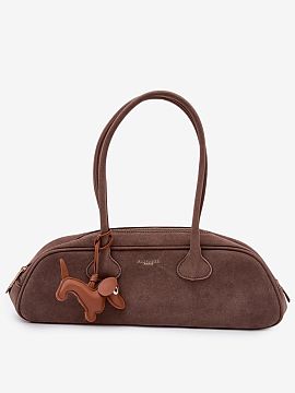 Poşetă de zi Step in style  Geantă tip baguette elegantă din piele ecologică de catifea este un accesoriu la modă care se potrivește perfect cu tendințele actuale