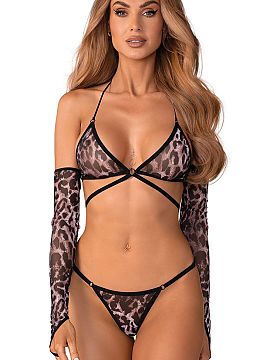 Lenjerie sexy completă Obsessive  Setul Addia cu 3 piese este o propunere elegantă pentru femeile care apreciază lenjeria îndrăzneață cu o notă de eleganță. Setul es