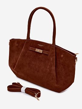 Poşetă de zi Step in style  Geantă de damă tip shopper realizată din imitație de catifea este un accesoriu elegant și spațios, ideal pentru ziua de zi. Modelul ar