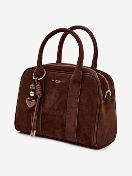 Poşetă de zi Step in style  Geantă de damă tip pungă realizată din piele ecologică de catifea este un accesoriu elegant și funcțional, perfect pentru utilizare z